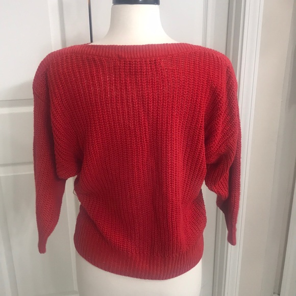 Vintage ladies crew neck pullover sweater - Picture 3 of 5